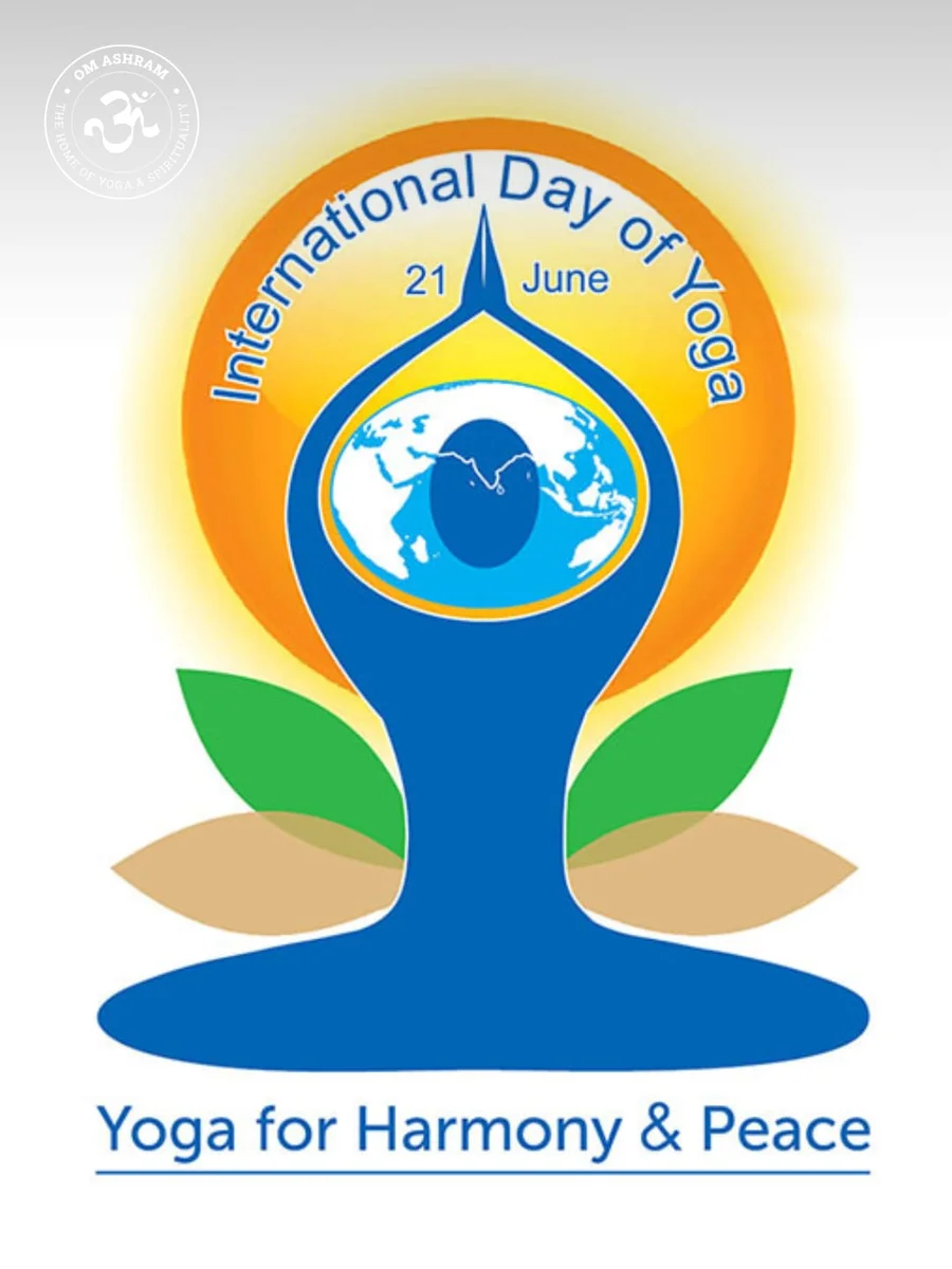 Official International Yoga Day logo for the 12th annual celebration on June 21, 2026.